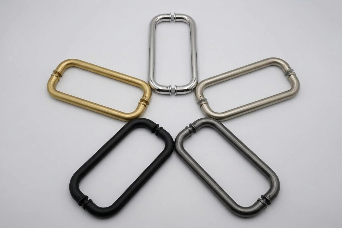 Shower Door Handle, Round D