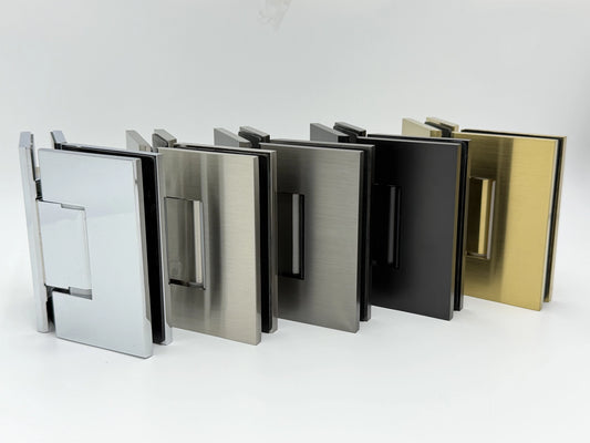 Shower Hinge Adjustable 135°, Glass to Glass