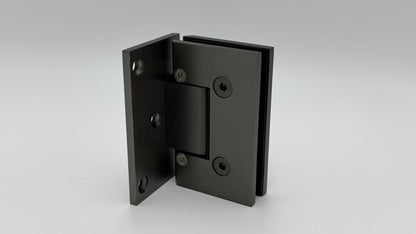 Shower Hinge Adjustable 90°, Glass to Wall, L-Shaped