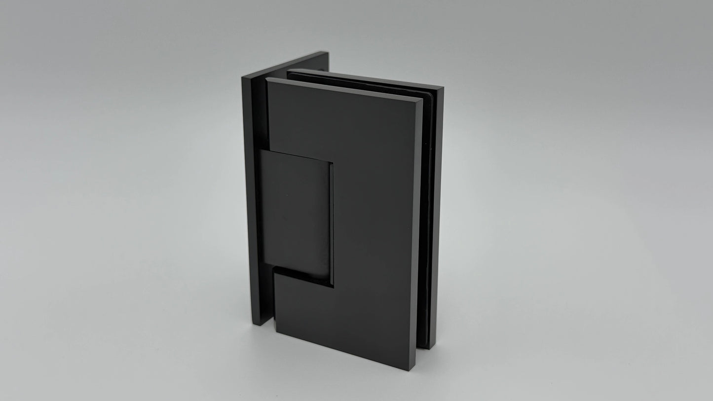 Shower Hinge Adjustable 90°, Glass to Wall, L-Shaped